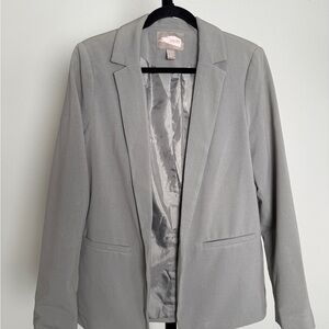 Forever 21 Contemporary Gray Blazer • Soft Fabric • Size M